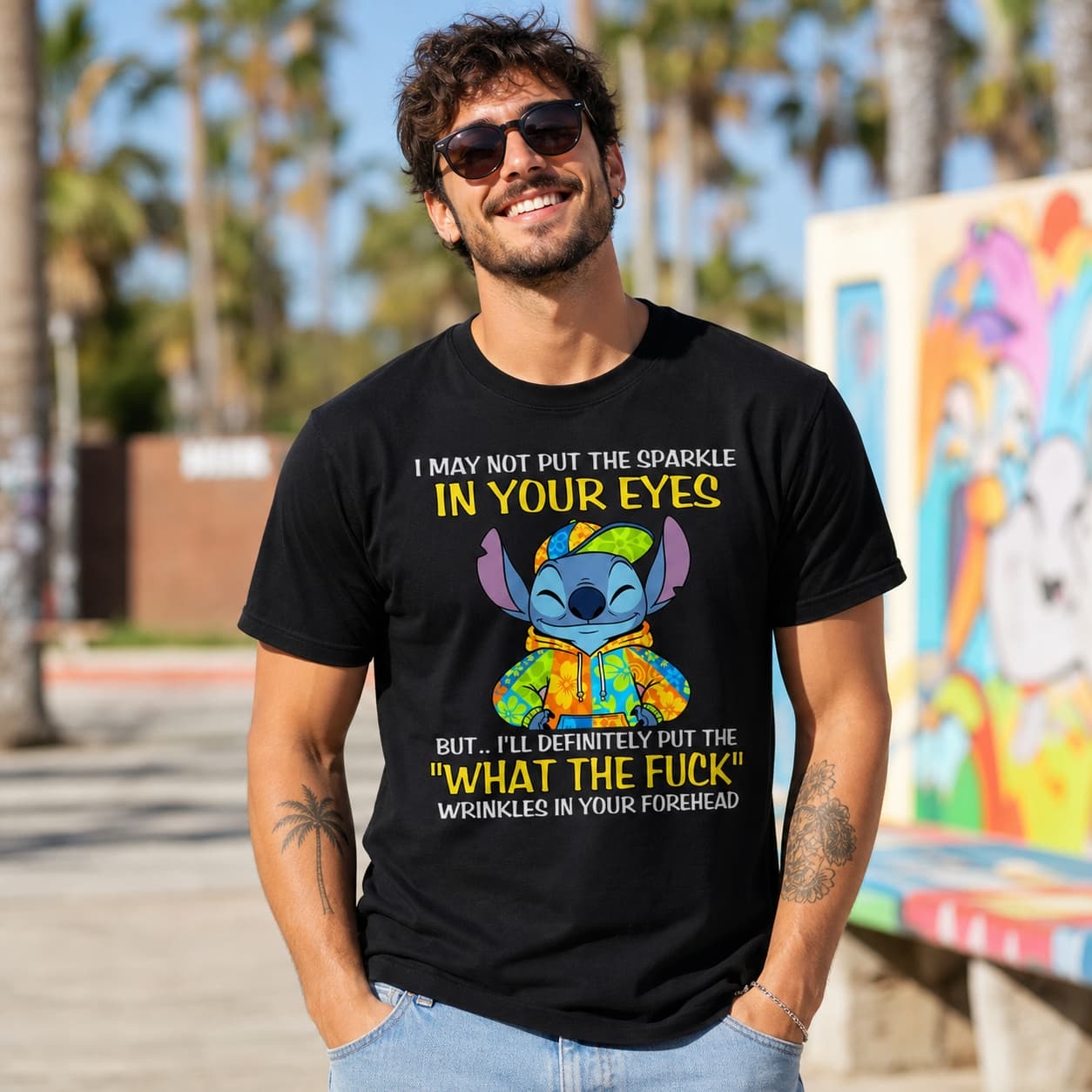 I May Not Put The Sparkle In Your Eyes But I’ll Definitely Put The What The Fuck Wrinkles In Your Forehead Stitch Shirt