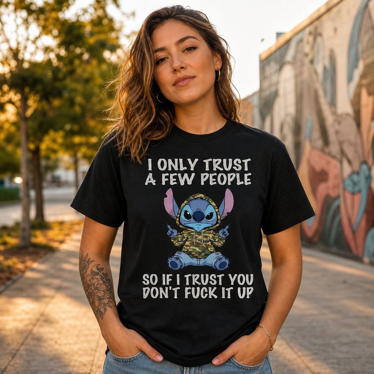 I Only Trust A Few People So If I Trust You Don’t Fuck It Up Stitch Shirt