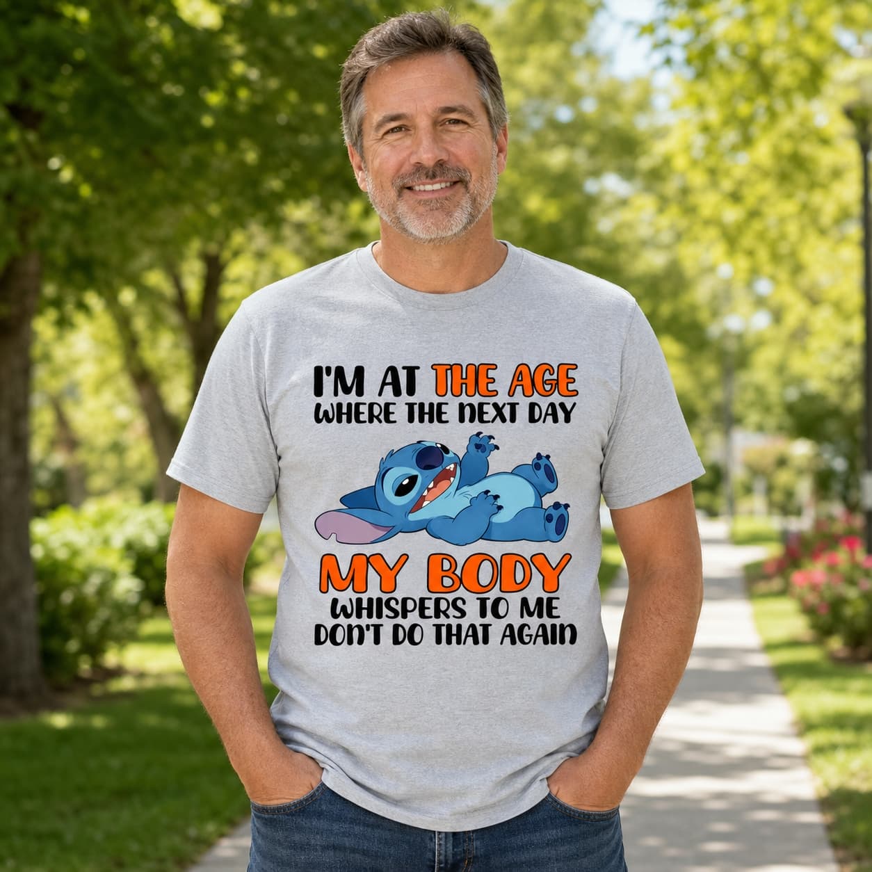 I’m At The Age Where The Next Day My Body Whispers To Me Don’t Do That Again-3 Stitch Shirt