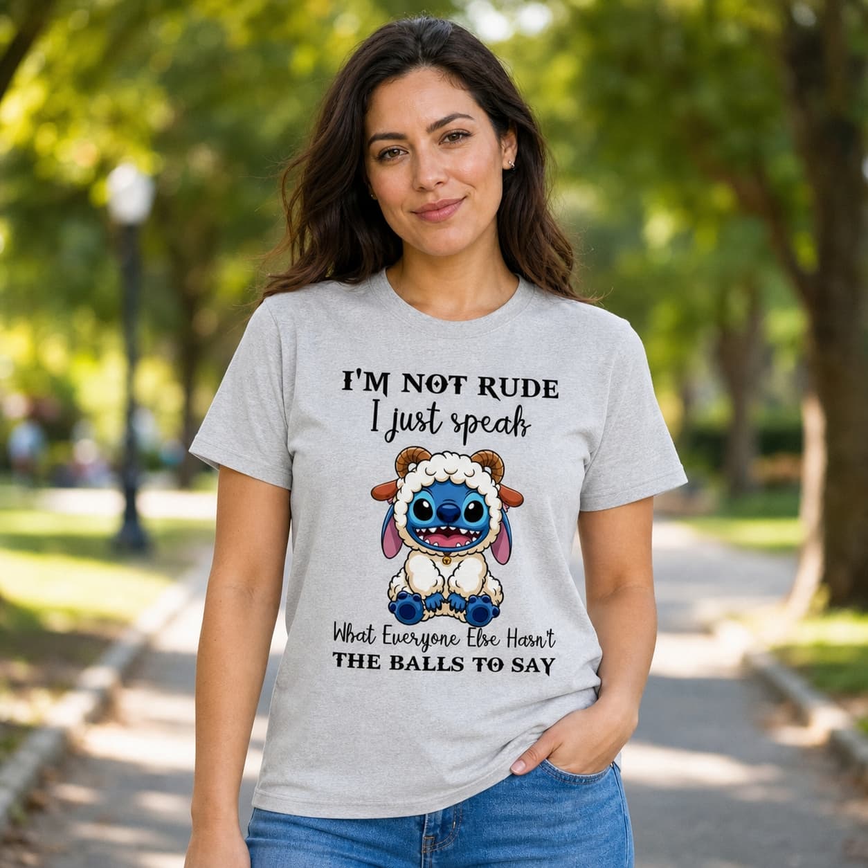I’m Not Rude I Just Speak What Everyone Else Hasn’t The Balls To Say Stitch Shirt