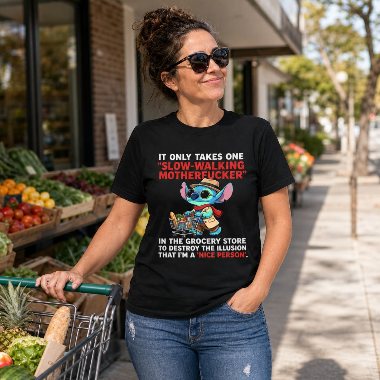 It Only Takes One Slow-Walking Motherfucker Stitch Shirt