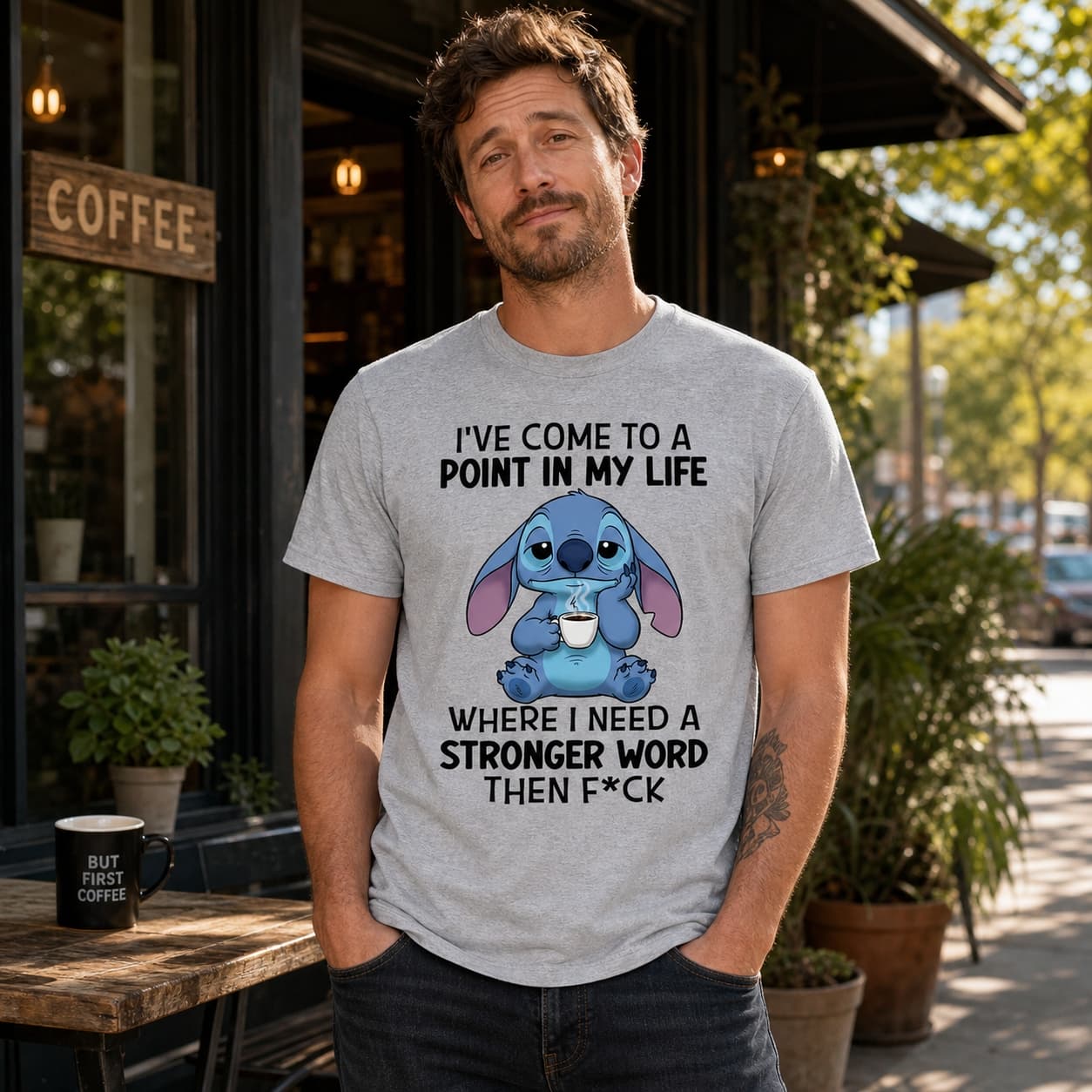 I’ve Come To A Point In My Life Where I Need A Stronger Word Then F Ck Stitch Shirt