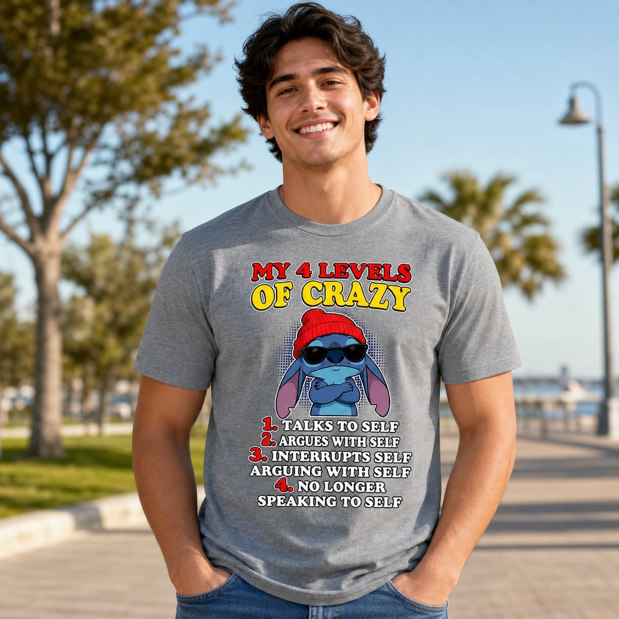 My 4 Levels Of Crazy-2 Stitch Shirt