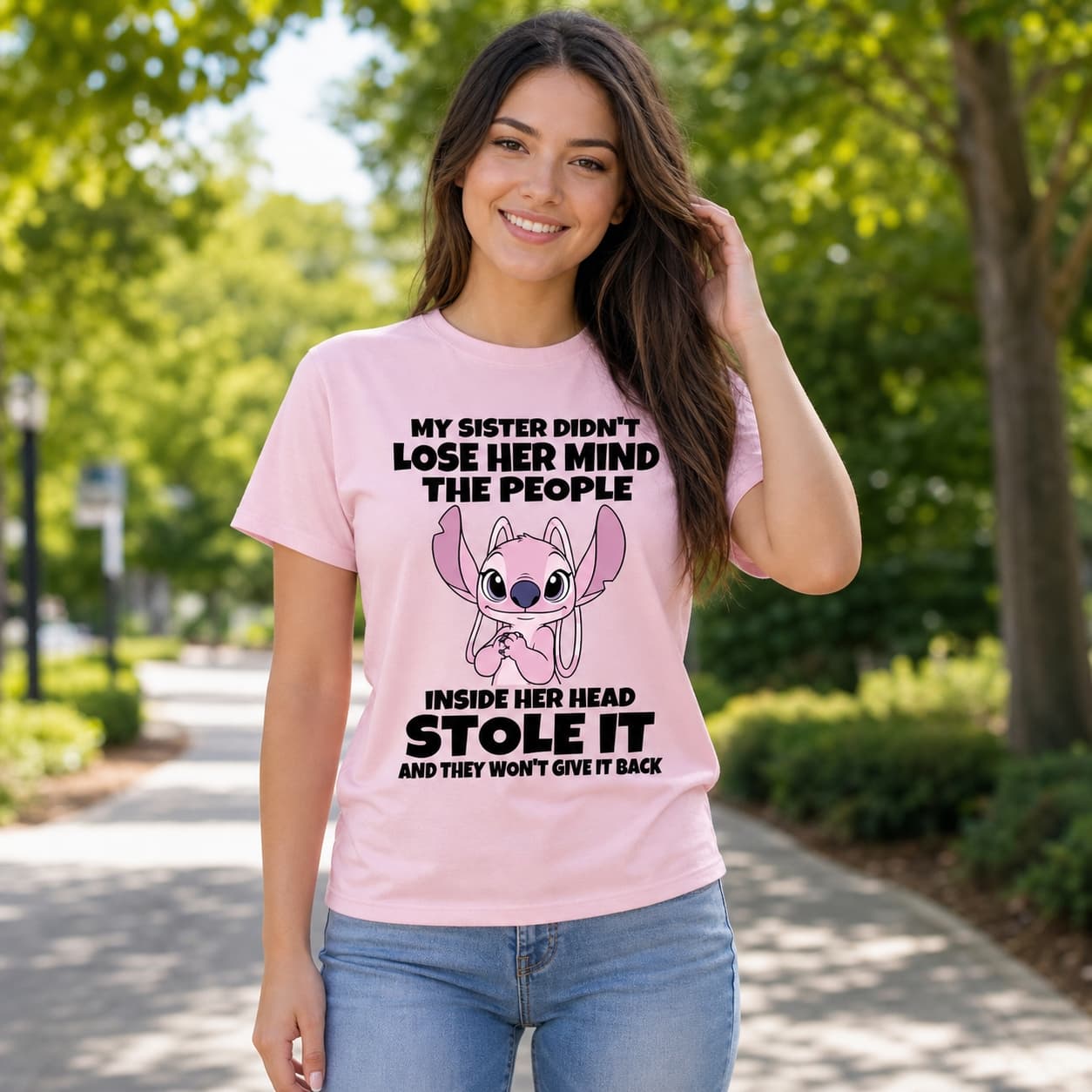 My Sister Didn’t Lose Her Mind The People Inside Her Head Stole It And They Won’t Give It Back Stitch Shirt