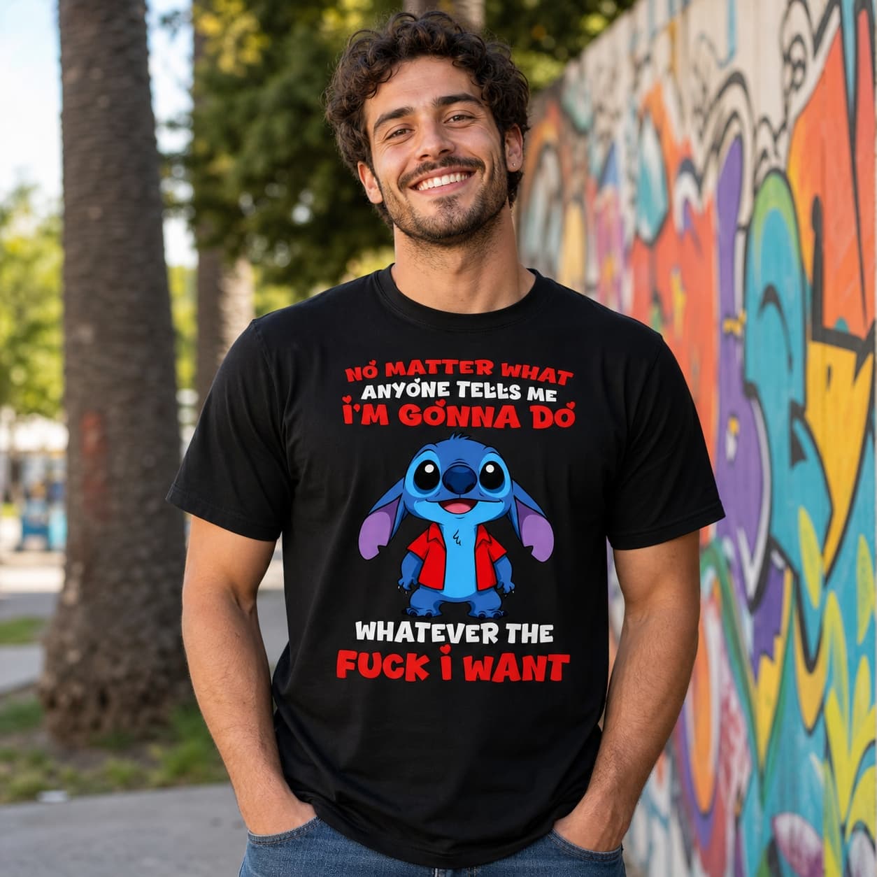 No Matter What Anyone Tells Me I’m Gonna Do Whatever The Fuck I Want Stitch Shirt