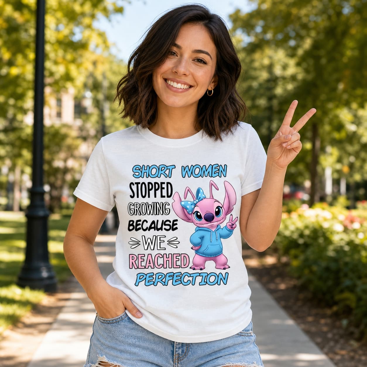 Short women Stitch Shirt