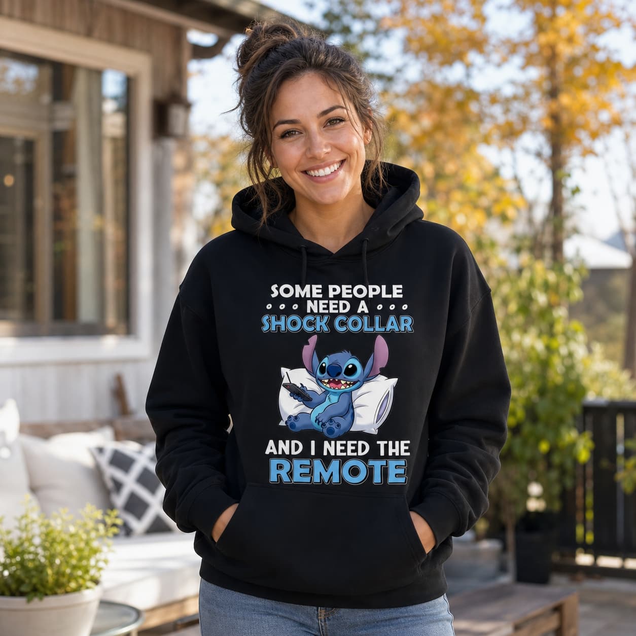 Some People Need A… Shock Collar And I Need The Remote Stitch Shirt