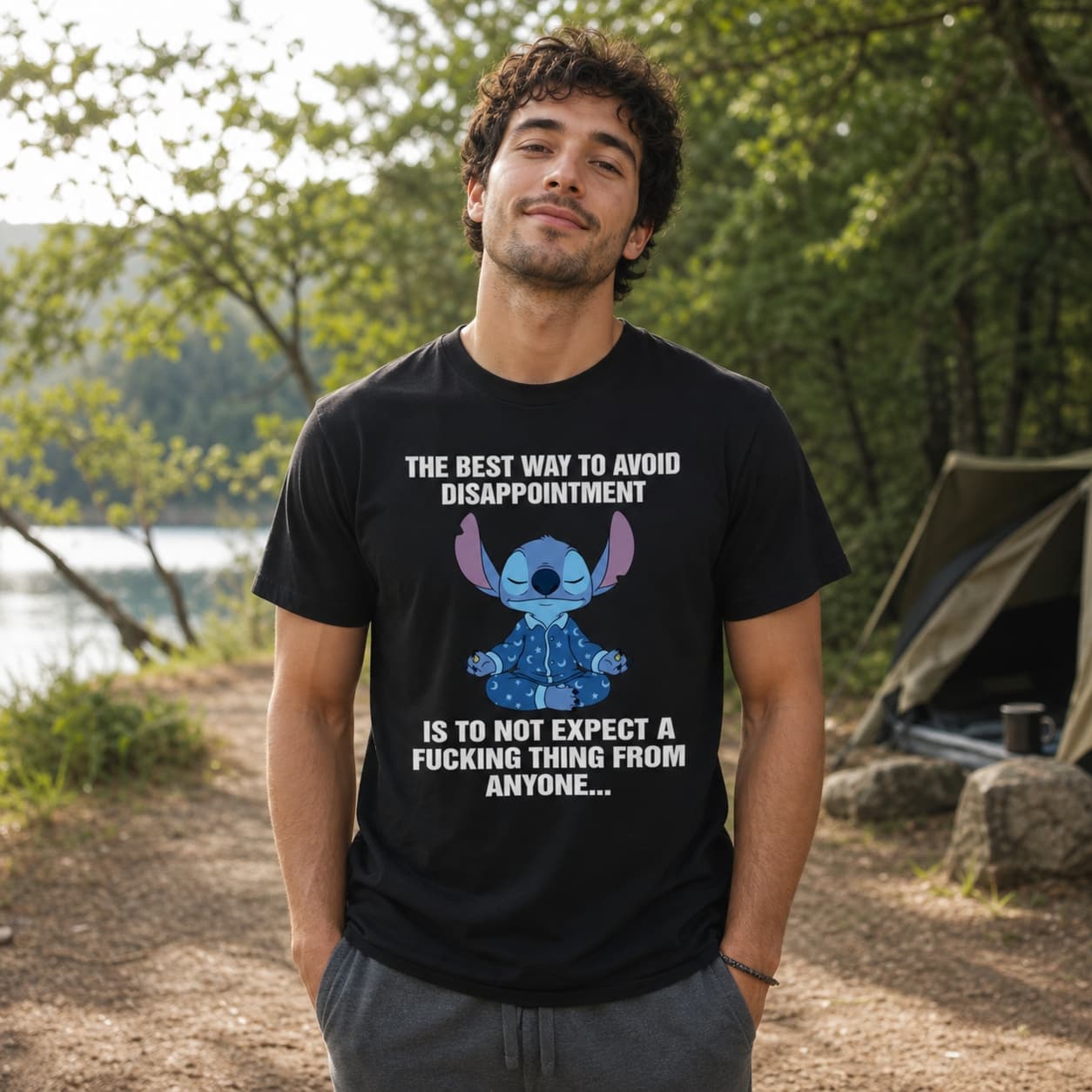 The Best Way To Avoid Disappointment Is To Not Expect A Fucking Thing From Anyone Stitch Shirt
