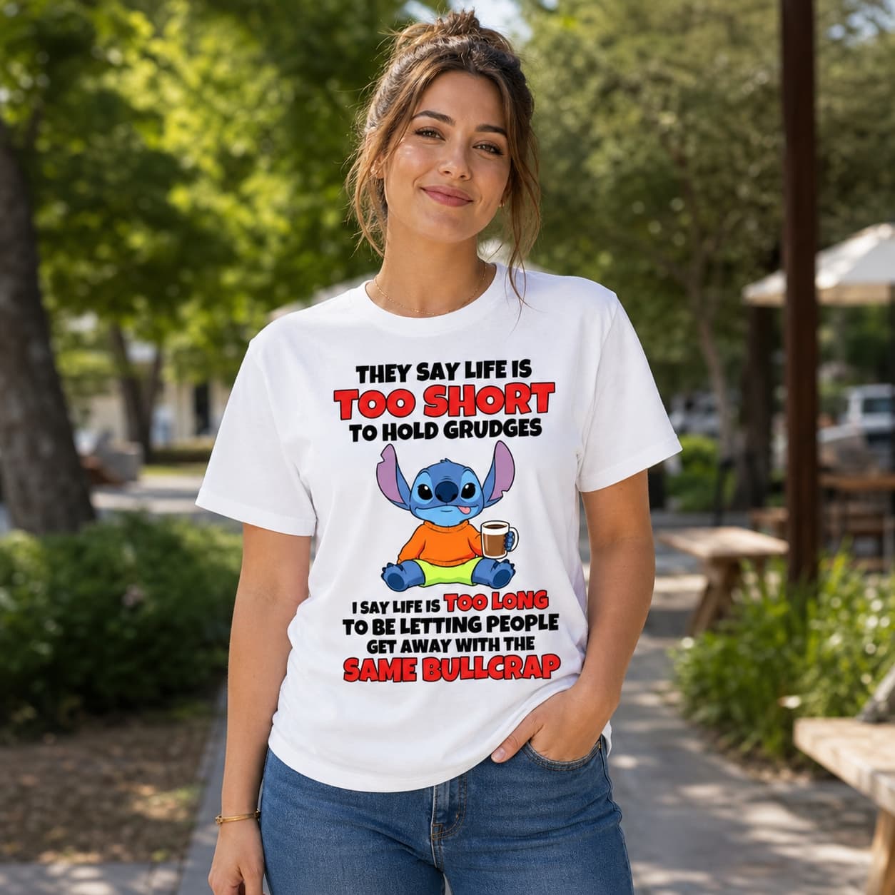 They Say Life Is Too Short To Hold Grudges I Say Life Is Too Long To Be Letting People Get Away With The Same Bullcrap-2 Stitch Shirt