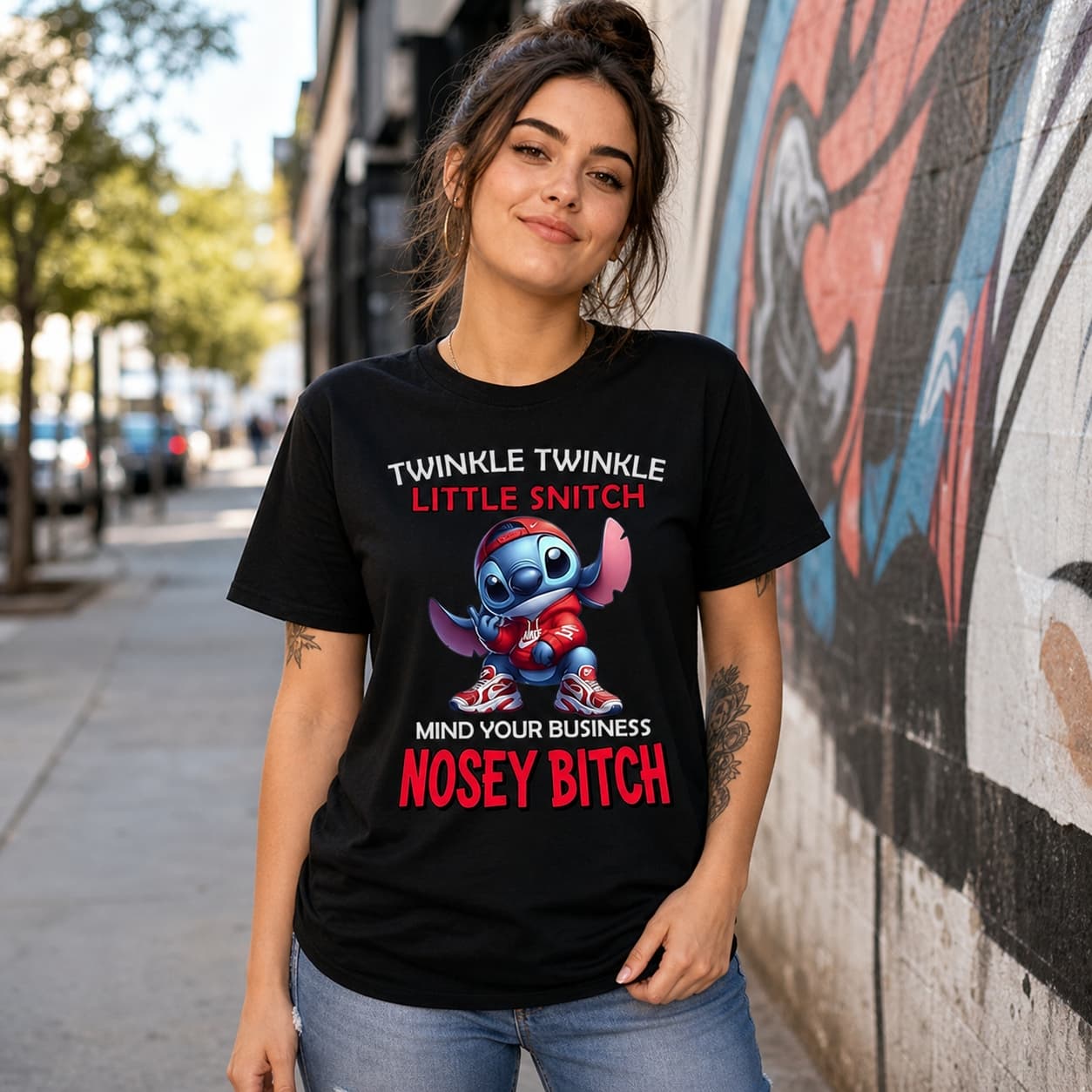 Twinkle Twinkle Little Snitch Mind Your Business Nosey Bitch Stitch Shirt