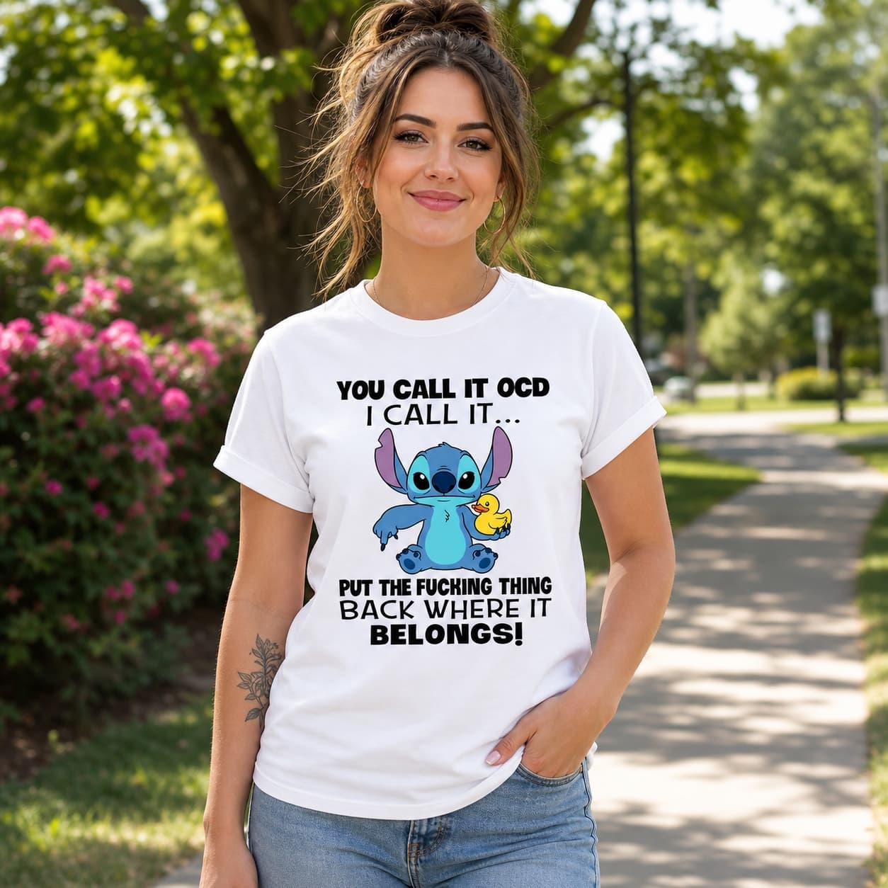 You Call It Ocd I Call It.. Put The Fucking Thing Rack Where It Belong!-2 Stitch Shirt