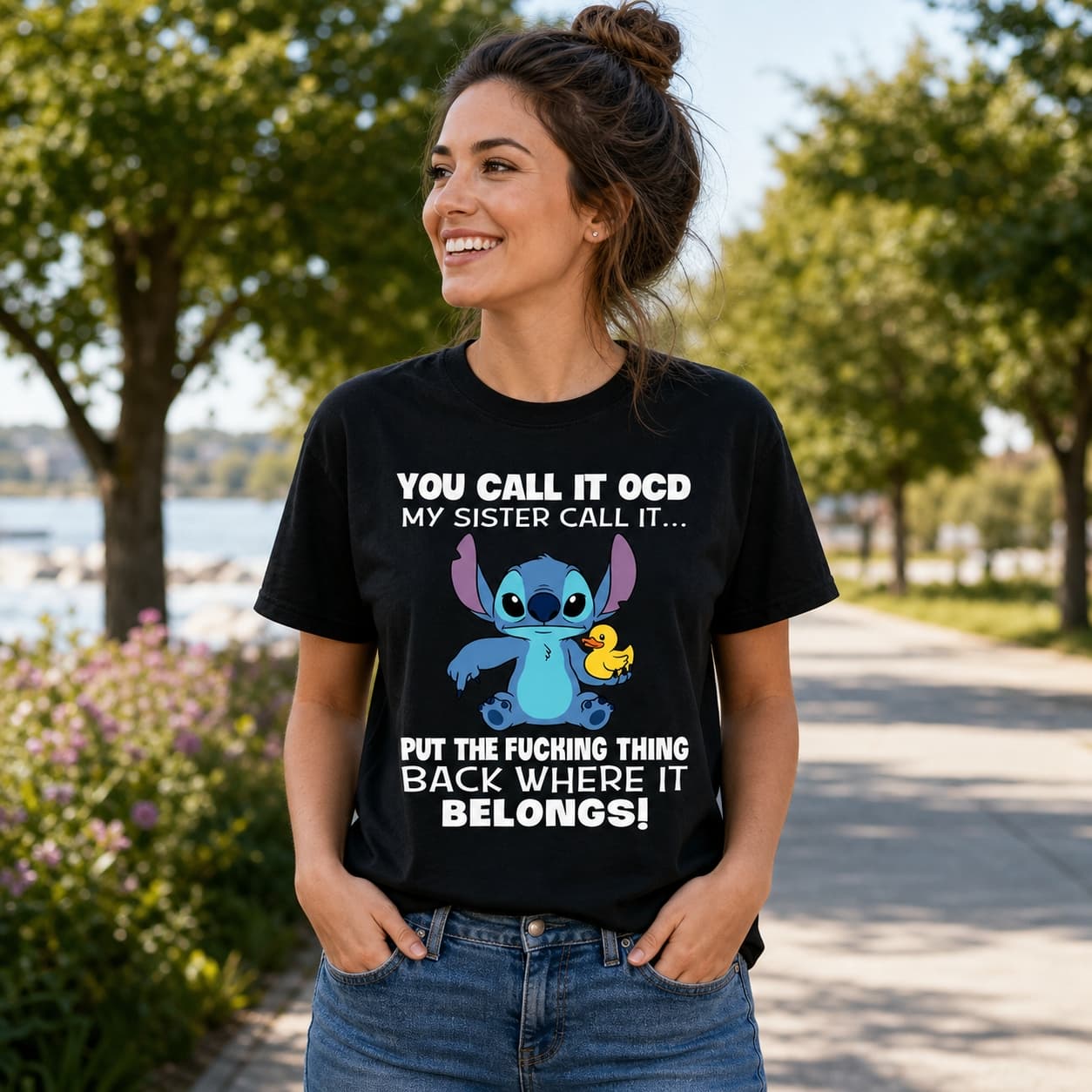 You Call It Ocd I Call It.. Put The Fucking Thing Rack Where It Belong!-5 Stitch Shirt